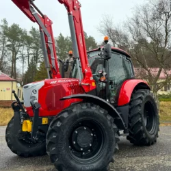 Window guard for a McCormick X6 tractor
