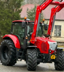 Window guard for a McCormick X6 tractor