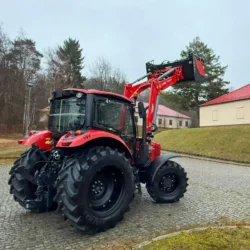 Window guard for a McCormick X6 tractor